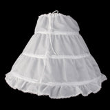 Maxbell Flower Girl 3-Hoop A-Line Crinoline Petticoat Underskirt Children Age 2-14