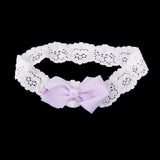 Light Purple Bowknot Baby Girls Headband Photography Props Hair Band