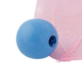 Maxbell 100Pcs Mixed Color Wooden Round Bead With Hole for DIY Craft Findings 12mm