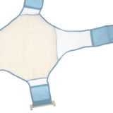 Maxbell Infant Baby Adjustable Bath Seat Support Safety Cross Mesh Shower Net Blue