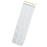 Maxbell 24 Pockets Hanging Rack Storage Shelf organiser for Shoes/Clothing/Toy White