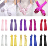 Maxbell Women's Ladies Opera Evening Party Long Gloves Black