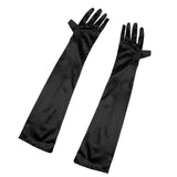 Maxbell Women's Ladies Opera Evening Party Long Gloves Black