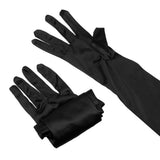 Maxbell Women's Ladies Opera Evening Party Long Gloves Black