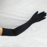 Maxbell Women's Ladies Opera Evening Party Long Gloves Black