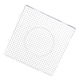 Maxbell Large Square Clear Perler Fuse Beads Pegboard DIY Kid's Craft