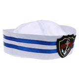 Maxbell Unisex Captain Sailor Hat Skipper Navy Marine Cap Kids Military Hat Triangle