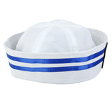 Maxbell Unisex Captain Sailor Hat Skipper Navy Marine Cap Kids Military Hat Triangle