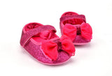 Maxbell Fashion Baby Kids Girls Soft Sole Glitter Spring Shoes Fushcia 11