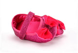 Maxbell Fashion Baby Kids Girls Soft Sole Glitter Spring Shoes Fushcia 11