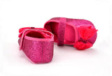 Maxbell Fashion Baby Kids Girls Soft Sole Glitter Spring Shoes Fushcia 11