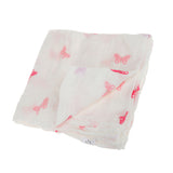 Maxbell 1Pcs Muslin Cotton Blanket Newborn Baby Blanket Swaddle Bath Towel Butterfly