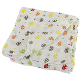Maxbell Baby Boy Girl Cotton Buggy Pram Car Seat Sling Cot Crib Moses Basket Blanket Swaddle 0-3 years old Mushroom