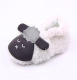 Maxbell Coral Fleece BabyToddler Shoes Soft Sole with Sheep Pattern White 14