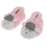 Maxbell Coral Fleece BabyToddler Shoes Soft Sole with Sheep Pattern Pink 12