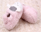 Maxbell Coral Fleece BabyToddler Shoes Soft Sole with Sheep Pattern Pink 12