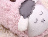 Maxbell Coral Fleece BabyToddler Shoes Soft Sole with Sheep Pattern Pink 12