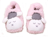 Maxbell Coral Fleece BabyToddler Shoes Soft Sole with Sheep Pattern Pink 12