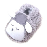 Maxbell Coral Fleece BabyToddler Shoes Soft Sole with Sheep Pattern Gray 13