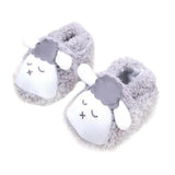 Maxbell Coral Fleece BabyToddler Shoes Soft Sole with Sheep Pattern Gray 13