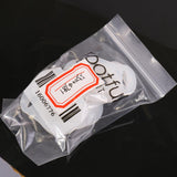 Maxbell 10pcs Silicone Button Ring Dummy Pacifier Holder Clip Adapter White