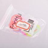 Maxbell 10pcs Silicone Button Ring Dummy Pacifier Holder Clip Adapter Multi