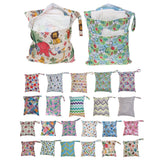 Maxbell Waterproof Resuable Wet Dry Baby Diaper Bag Organizer Pouch Dual Zipper#3