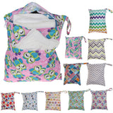 Maxbell Waterproof Resuable Wet Dry Baby Diaper Bag Organizer Pouch Dual Zipper#3