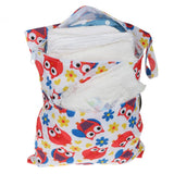 Maxbell Waterproof Resuable Wet Dry Baby Diaper Bag Organizer Pouch Dual Zipper#3