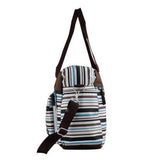 Maxbell Waterproof Wearable Mummy Diaper Bag with Changing Pad Blue