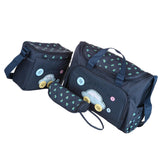 Maxbell 4Pcs Mummy Tote Baby Nappie Diaper Changing Bags Sets Dark Blue