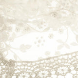 Maxbell Newborn Baby Soft Silk No-Stretch Lace Trim Wraps Photography Props Beige