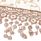 Maxbell Newborn Baby Soft Silk No-Stretch Lace Trim Wraps Photography Props Coffee