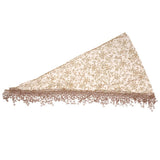 Maxbell Newborn Baby Soft Silk No-Stretch Lace Trim Wraps Photography Props Coffee