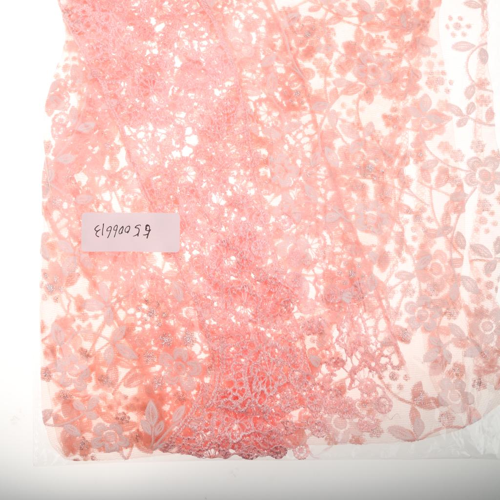 Maxbell Newborn Baby Soft Silk No-Stretch Lace Trim Wraps Photo Props Dark Pink