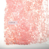 Maxbell Newborn Baby Soft Silk No-Stretch Lace Trim Wraps Photo Props Dark Pink