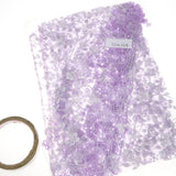 Maxbell Newborn Baby Mulberry Silk No-Stretch Lace Wraps Photography Props Purple