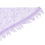 Maxbell Newborn Baby Mulberry Silk No-Stretch Lace Wraps Photography Props Purple
