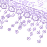 Maxbell Newborn Baby Mulberry Silk No-Stretch Lace Wraps Photography Props Purple