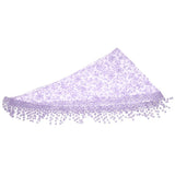 Maxbell Newborn Baby Mulberry Silk No-Stretch Lace Wraps Photography Props Purple