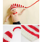 Maxbell Fashionable Cute Hand-knit Sweaters Long Tails Photography Clothing Accessory Baby Hats For Boys And Girls