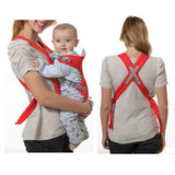 Maxbell Baby Infant Carrier Backpack Mom Front Carrying Bag V-Shape Straps Bag Baby Travel Accessories Red