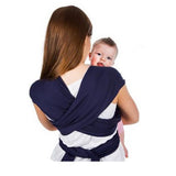 Maxbell Newborn Baby Ergonomic Design Soft Stretchable Cotton Breastfeeding Infant Packing Bag Wrap Carrier Black