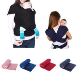 Maxbell Newborn Baby Ergonomic Design Soft Stretchable Cotton Breastfeeding Infant Packing Bag Wrap Carrier Black