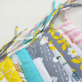 Maxbell Baby Bed Bedside Pocket Storage Nursery Diaper Hanging Bag Organizer Gray