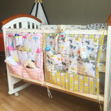 Maxbell Baby Bed Bedside Pocket Storage Nursery Diaper Hanging Bag Organizer Gray
