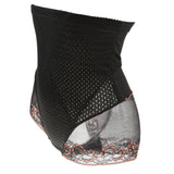 Women's Breathable Control Knickers Waist Cincher Shapewear Panties Black XL