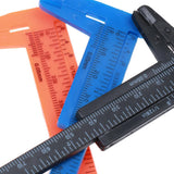 Maxbell 80mm Mini Plastic Sliding Vernier Caliper Gauge Measure Tool Ruler