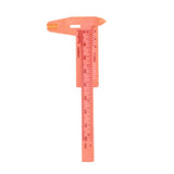 Maxbell 80mm Mini Plastic Sliding Vernier Caliper Gauge Measure Tool Ruler