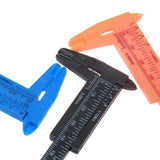 Maxbell 80mm Mini Plastic Sliding Vernier Caliper Gauge Measure Tool Ruler